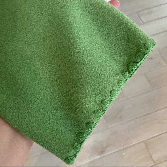 NEW Women’s Draper James Blanket Stitch Green Jacket - Picture 8 of 15